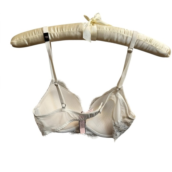 NEW! DREAM ANGELS VICTORIA'S SECRET Push Up Bra 32C Floral Lace White Bride NWT - Picture 7 of 17